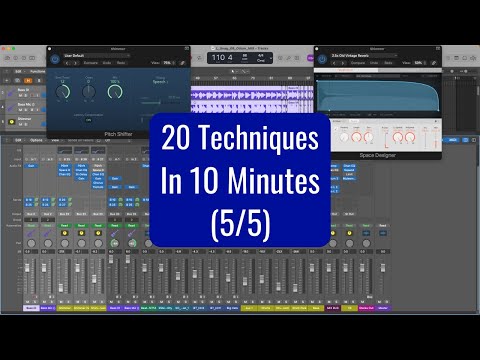 20 Additional Music Production Techniques In 10 Minutes!