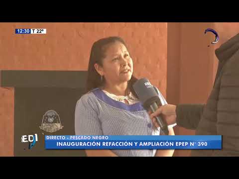 Inauguración de Acueducto en Pozo de Maza y EPEP N° 390 en Pescado Negro - 23/09/2025