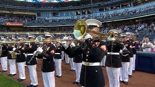 TB@NYY: National anthem at Yankee Stadium on Sept. 11