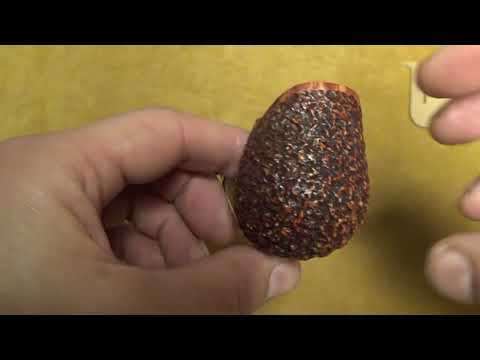 Pipa Ser Jacopo Picta Mirò 09 (R1) C rusticata Delecta - Fancy Bent Billiard - SJ338