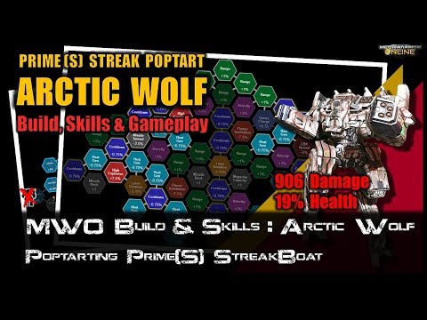 [BRxV] MWO Build & Skills : Arctic Wolf Poptarting Streakboat