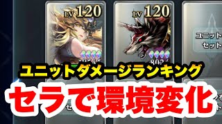 【ラスクラ】 神騎マウナ&ガウルのユニットダメージランキング！巫女セラで環境が変わりました！小ネタ&ダメージの稼ぎ方を解説！