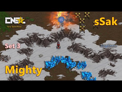 STARCRAFT: MASK VS MIGHTY - SET 3 - 1ERA SEMIFINAL CMNSL2