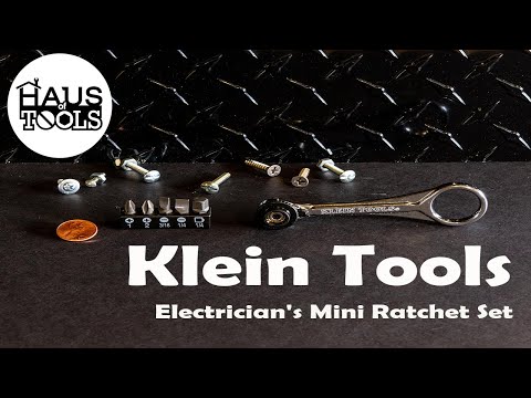 Klein Tools 65200 Electrician's Mini Ratchet Set, 5-Pieces