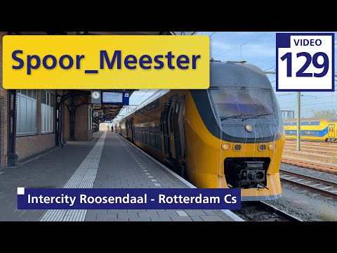 (4K) #railway #cabview NS #train  | Rij mee met de #intercity van Roosendaal naar Rotterdam Cs (129)