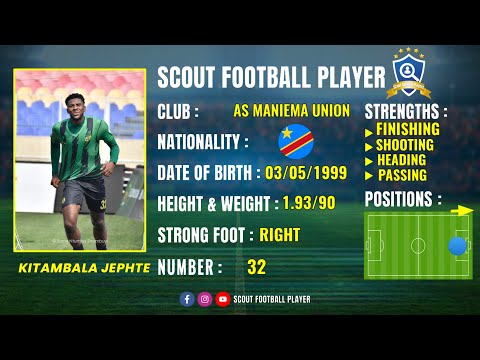 KITAMBALA JEPHTE BATO 🔵 FORWARD 🔵 AS MANIEMA UNION 🔵 BEST OF 2024/25 FHD