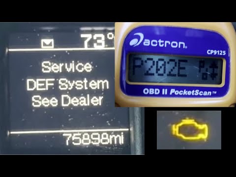 Service DEF System / DEF injector test & replacement on 2018 Ram Cummins. Code P202E / P2048