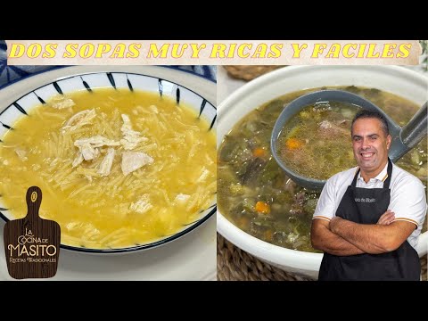 Sopas Reconfortantes: Recetas Fáciles de Sopa de Verduras y Sopa de Pollo