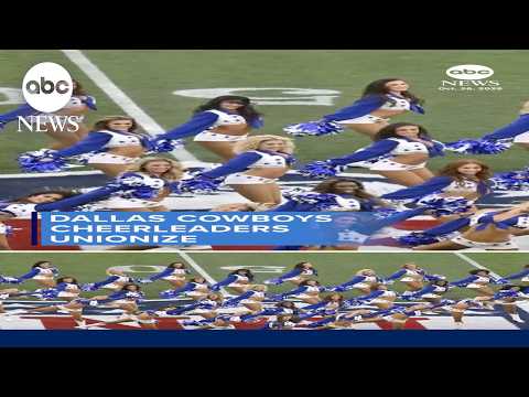 Dallas Cowboys Cheerleaders unionize