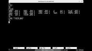 PC-8801 BASIC講座７　PC-8801の画面操作２テキスト画面操作