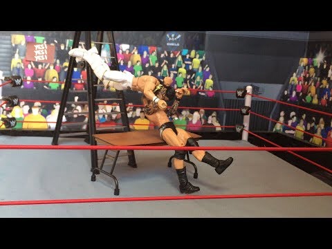 Randy Orton RKO Off The Ladder Through The Table!