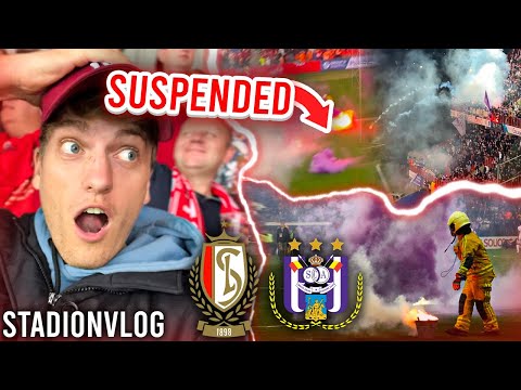 ULTRAS COLLISION Dans L'ENFER De Sclessin at Standard De Liège vs RSC Anderlecht 3-1