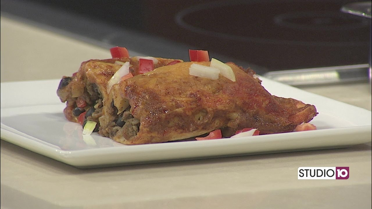 Beef & Bean Enchiladas