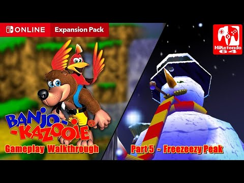 Banjo-Kazooie 100% Gameplay Walkthrough - Part 5 (Freezeezy Peak)
