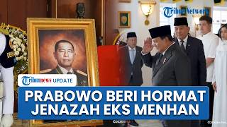 Momen Prabowo Beri Penghormatan Terakhir Jenazah Eks Menhan, Doakan Mendiang Ryamizard Ryacudu