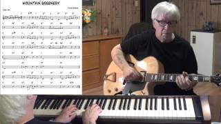 MOUNTAIN GREENERY - Jazz guitar &amp; piano cover ( Richard Rodgers )