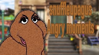 (Sesame Street) snuffleupagus Angry moments