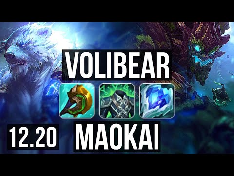 VOLIBEAR vs MAOKAI (TOP) | Rank 5 Voli, 7/3/11 | KR Challenger | 12.20
