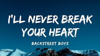 Backstreet Boys - I&#39;ll Never Break Your Heart (Lyrics)