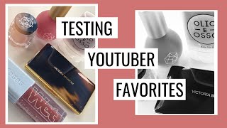TESTING YOUTUBER FAVORITES | Green Beauty GRWM