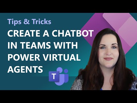 Create a chatbot in Microsoft Teams with Power Virtual Agents | Tips Tricks