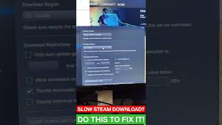 DO THIS to fix SLOW Steam downloads! #pcgaming #pcbuild #gamingpc