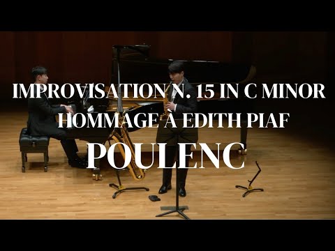 Poulenc : Improvisation n. 15 in C minor - Hommage à Edith Piaf (1959)