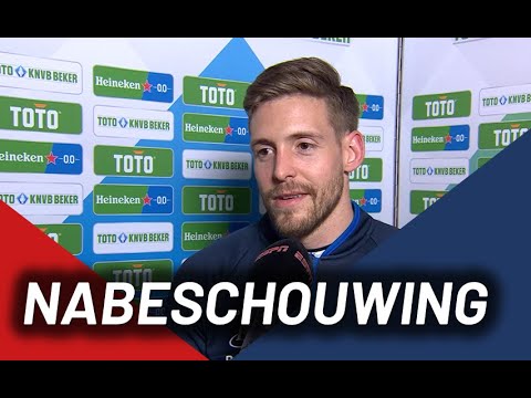 Reactie Jean-Paul van Leeuwen na Ajax - Excelsior Maassluis (9-0)