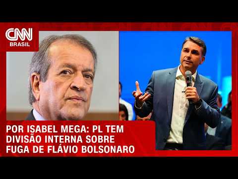 PL tem divisão interna sobre fuga de Flávio Bolsonaro | LIVE CNN