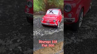 Kovový Model Bburago 1:18 - Fiat 500