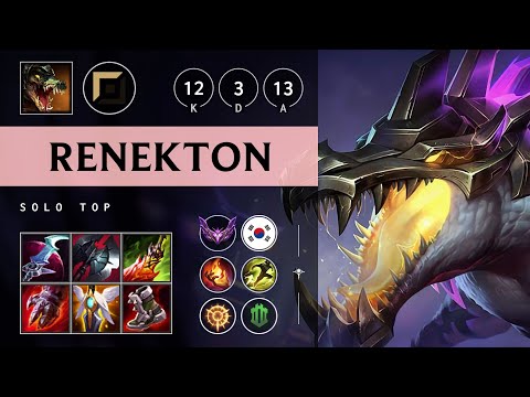 Renekton Top vs Volibear - KR Master Patch 25.21