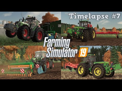 [FS19] - Timelapse #7 Stappenbach Seasons: TOO MUCH? 😱 A FENDT rises! 🚜💨