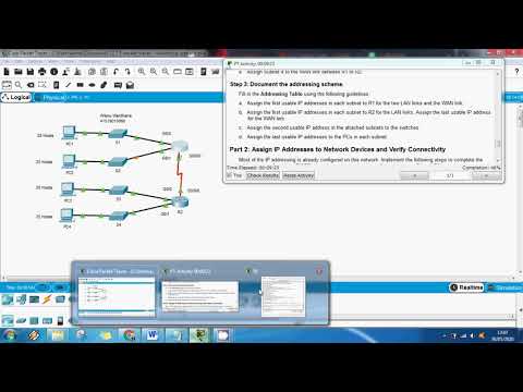 11.7.5 Packet Tracer – Subnetting Scenario