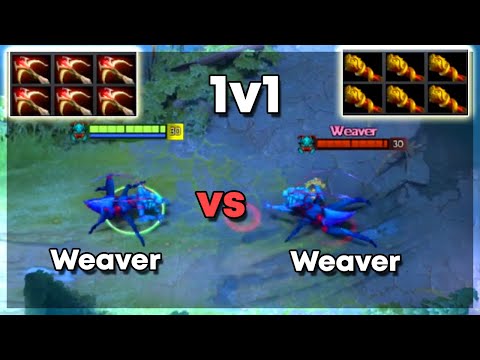 6x Daedalus Weaver vs 6x MKB Weaver | Dota 2 1v1 Level 30 | Who Will Beat?