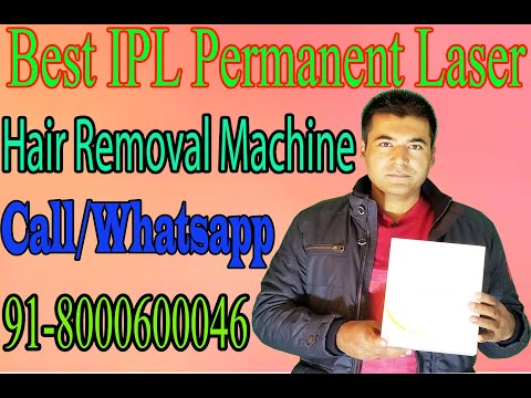 Isilk ipl laser hair removal handset - permanent painless fa...