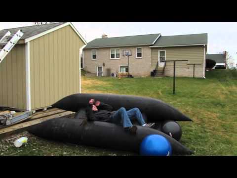 Jumping Off a Shed, Head First (Flipping)