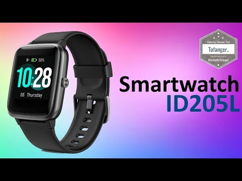 ID205L Smartwatch - H205L - Fitpolo 205L - Intelligente Uhr IP67 - Veryfit Pro - Unboxing