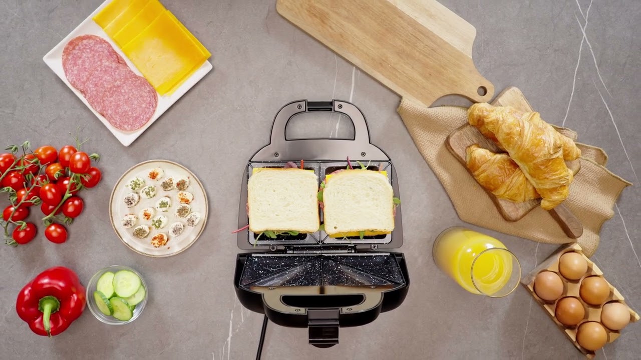 Aparat pentru facut sandwich-uri Biovita Sandy