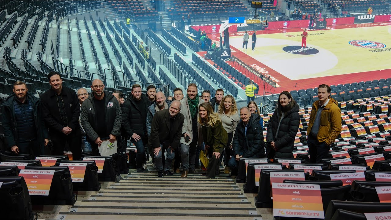ReCap: sportsbusiness.at Travel Club mit Interwetten zu FC Bayern Basketball im SAP Garden