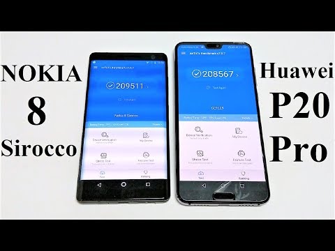 Huawei P20 Pro vs Nokia 8 Sirocco - BENCHMARK COMPARISON