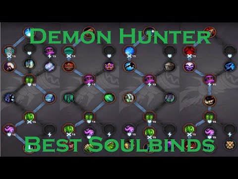 The BEST Demon Hunter SOULBINDS For Each COVENANT