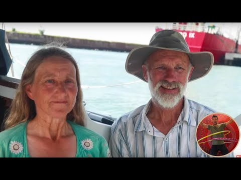 60 year old couple crosses the Pacific Ocean on 25 foot without engine?