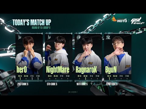 [2023 GSL Season 2] Ro.16 | Группа B: herO, ByuN, Ragnarok, Nightmare