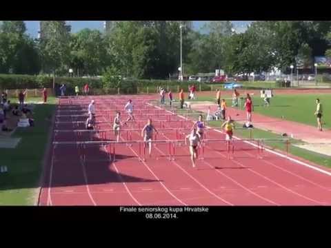 100m prepone finale kupa Hrvatskog kupa seniorke - ekipno Prv-HRV