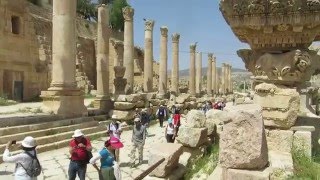 preview picture of video 'Jerash [Gerasa] Jordan  - Propylaeum of Temple of Artemis'