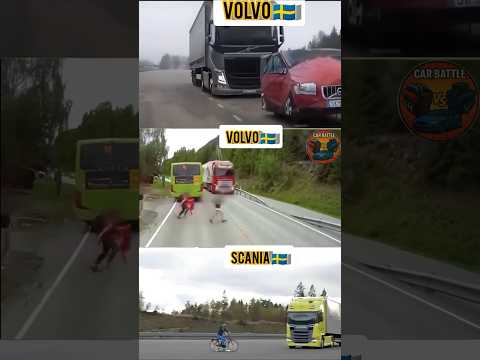 Thumbnail for 🚛Truck Auto-Brake Showdown: Mercedes 🇩🇪 vs Volvo 🇸🇪 vs Scania 🇸🇪 by Car