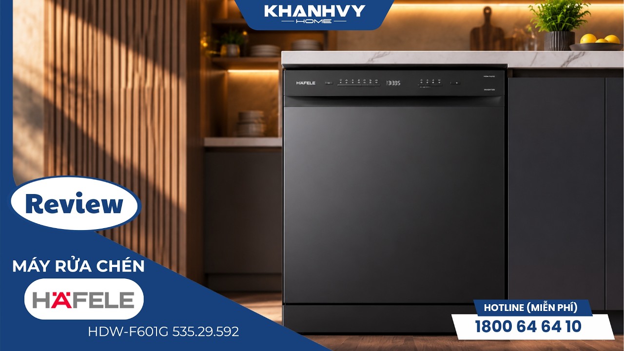 Máy rửa chén Hafele HDW-F601G 535.29.592