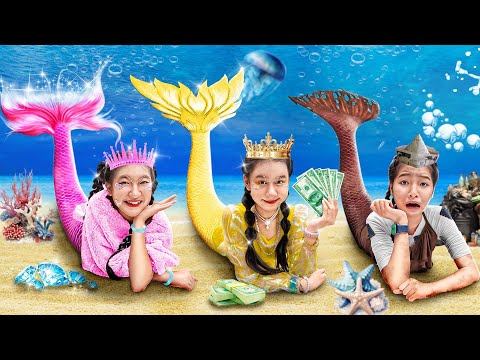 Nàng Tiên Cá Nghèo Vs Giàu Vs Siêu Giàu! Ai Là Nàng Tiên Cá Đẹp Nhất?