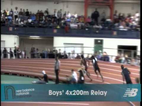 Boys 4x200m Final - New Balance Indoor Nationals 2011
