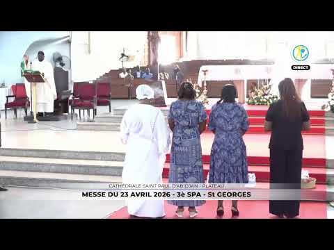 Messe de 12h30 du 23 avril 2026 en direct de la Cathédrale Saint Paul d'Abidjan - Plateau